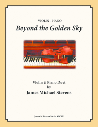 Book cover for Beyond the Golden Sky - Violin & Piano