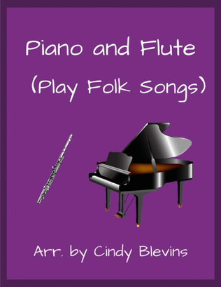 Book cover for Piano and Flute (Play Folk Songs)