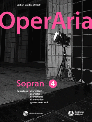 Book cover for OperAria Soprano Volume 4: dramatisch