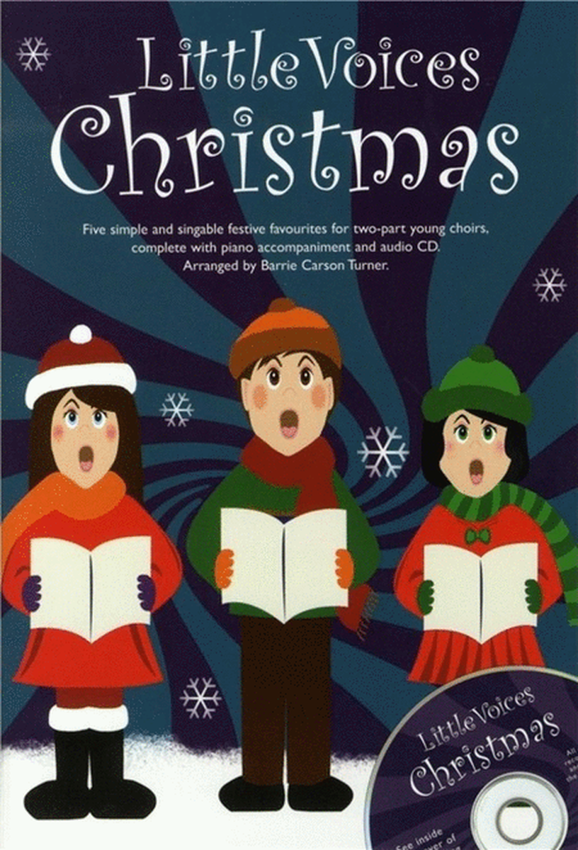 Little Voices Christmas 2 Part/Piano Book/Online Audio
