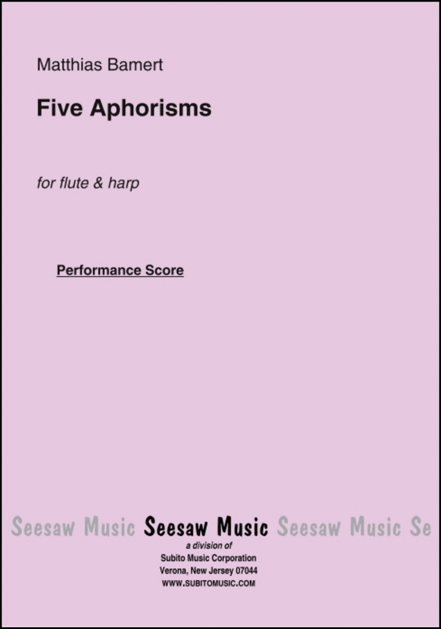 Five Aphorisms