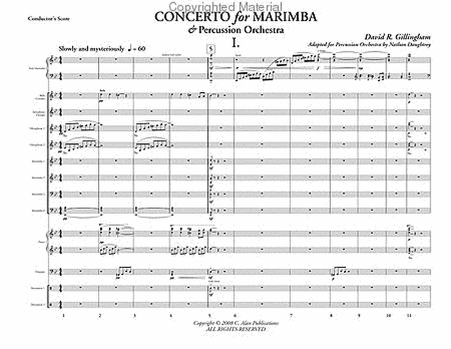 Concerto No. 2 for Marimba and Percussion Orchestra image number null