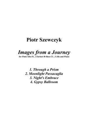 Book cover for Images from a Journey for Flute, Clarinet, Cello and Piano