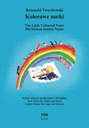 Book cover for The Little Coloured Notes - Easy Pieces for Violin and Piano