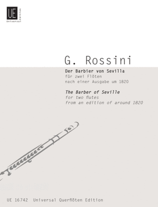 Book cover for Barber of Seville, 2 Flutes