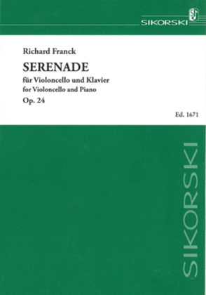 Book cover for Serenade, Op. 24