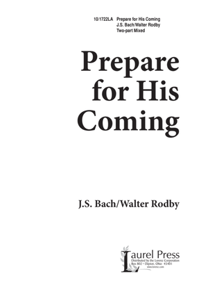 Book cover for Prepare for His Coming