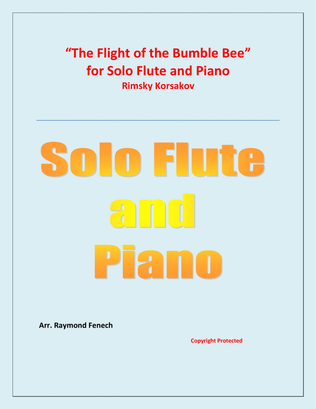 The Flight of the Bumble Bee - Rimsky Korsakov - for Flute and Piano