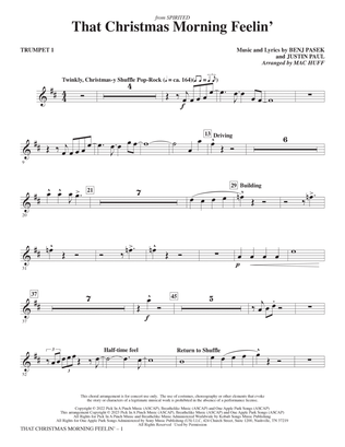 Book cover for That Christmas Morning Feelin' (arr. Mac Huff) - Trumpet 1