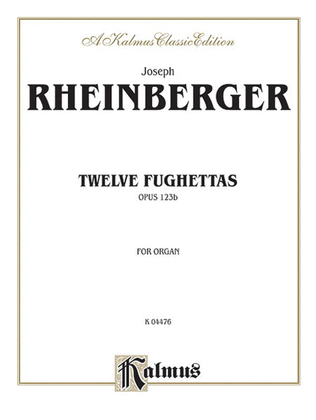 Book cover for Twelve Fughettas, Opus 123B