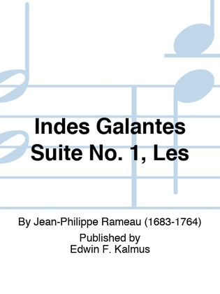 Book cover for Indes Galantes Suite No. 1, Les