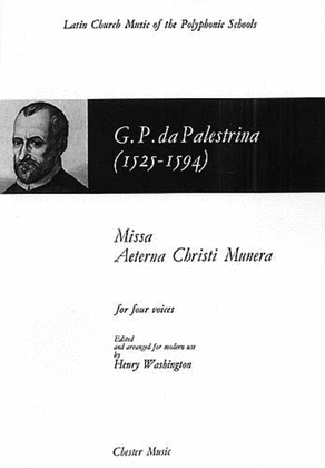 Book cover for Missa Aeterna Christi Munera