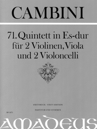 71. Quintet in Eb Major