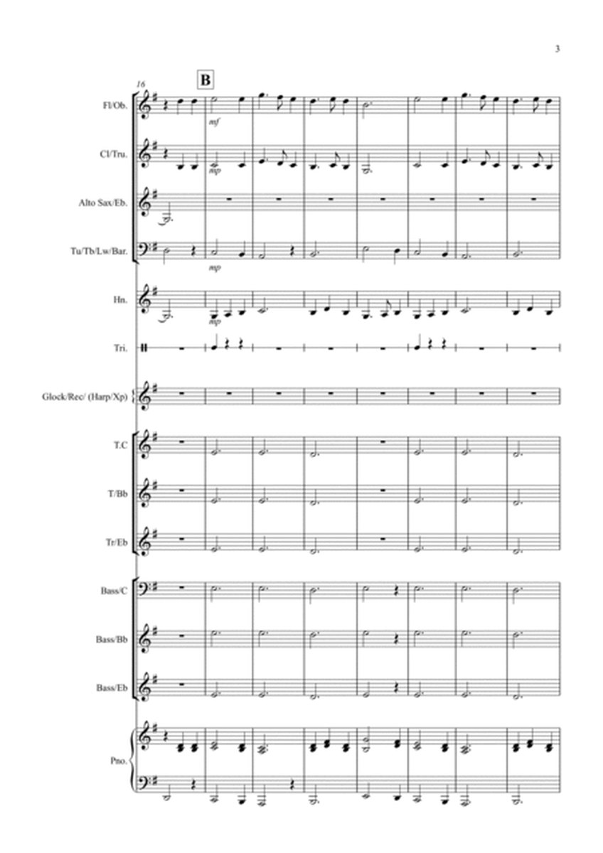 2 Christmas Favourites for Beginner and Advanced School Wind Band (volume one) image number null