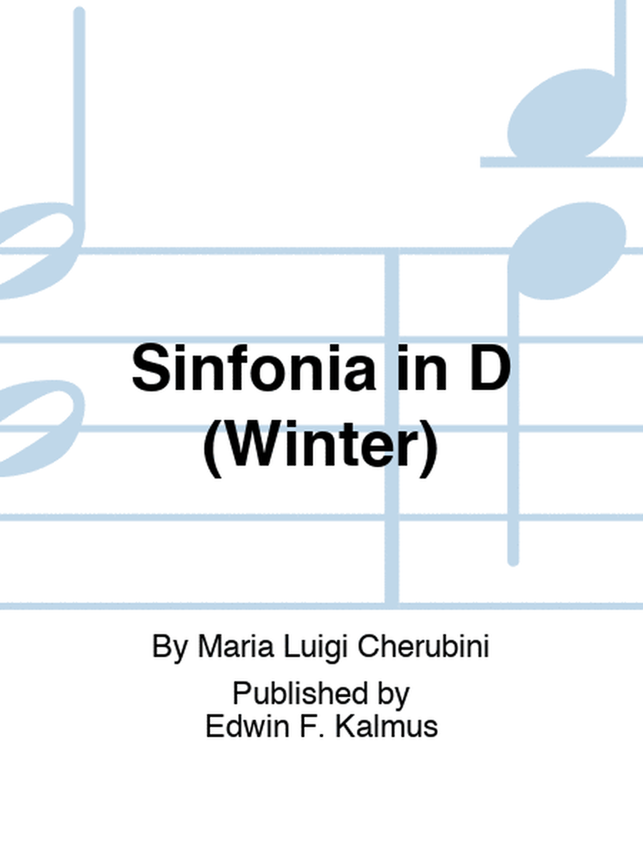 Sinfonia in D (Winter)