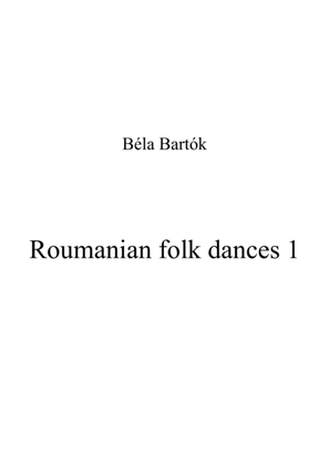 Book cover for Roumanian folk dances 1