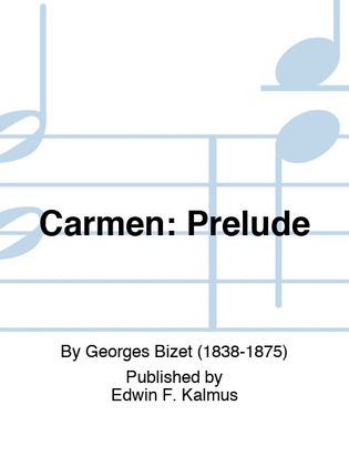 Book cover for CARMEN: Prelude