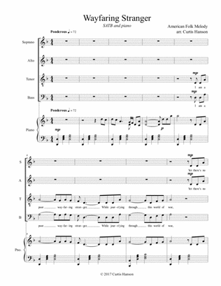 Wayfaring Stranger (SATB)