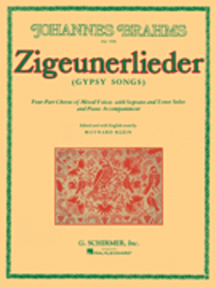 Book cover for Zigeunerlieder – Gypsy Songs wth Soprano & Tenor Solos