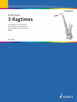 Book cover for 3 Ragtimes