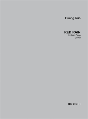 Book cover for Red rain