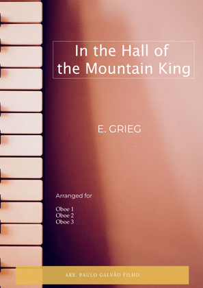 In the Hall of the Mountain King (easy) - OBOE TRIO
