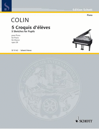 Book cover for 5 Croquis d'élèves