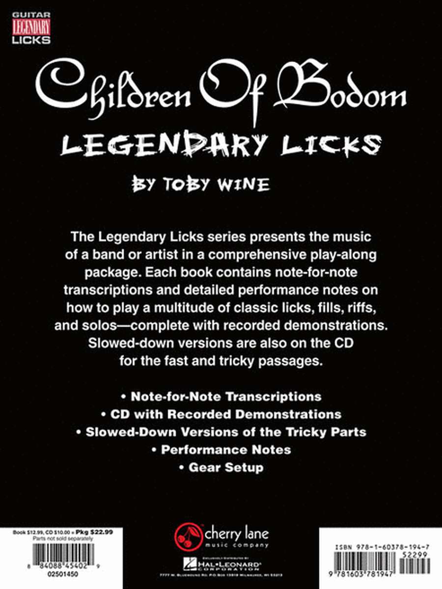 Children of Bodom – Legendary Licks image number null