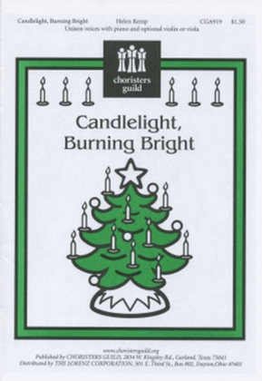 Book cover for Candlelight, Burning Bright