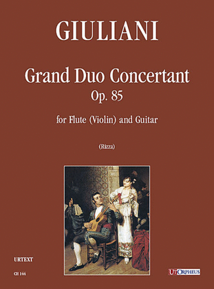 Book cover for Grand Duo Concertant Op. 85 for Flute (Violin) and Guitar