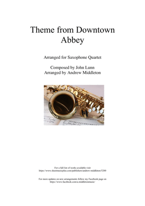 Book cover for Downton Abbey (theme)