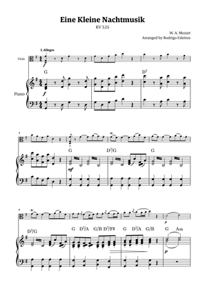 Eine Kleine Nachtmusik (for solo viola with piano accompaniment)
