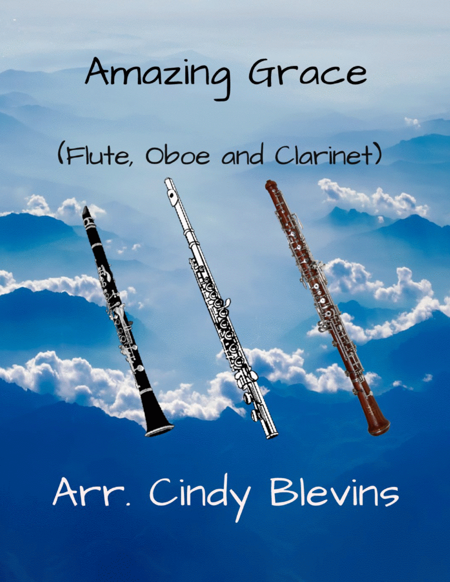 Amazing Grace, for Flute, Oboe and Clarinet image number null