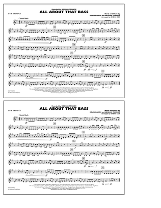 Book cover for All About That Bass - 3rd Bb Trumpet