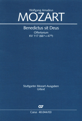 Book cover for Benedictus sit Deus Pater