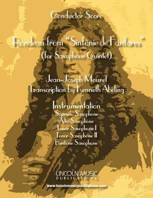 Rondeau from “Sinfonie de Fanfares” (for Saxophone Quintet SATTB)