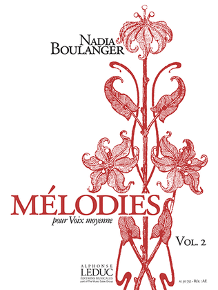 Book cover for Melodies Pour Voix Moyenne, Vol.2