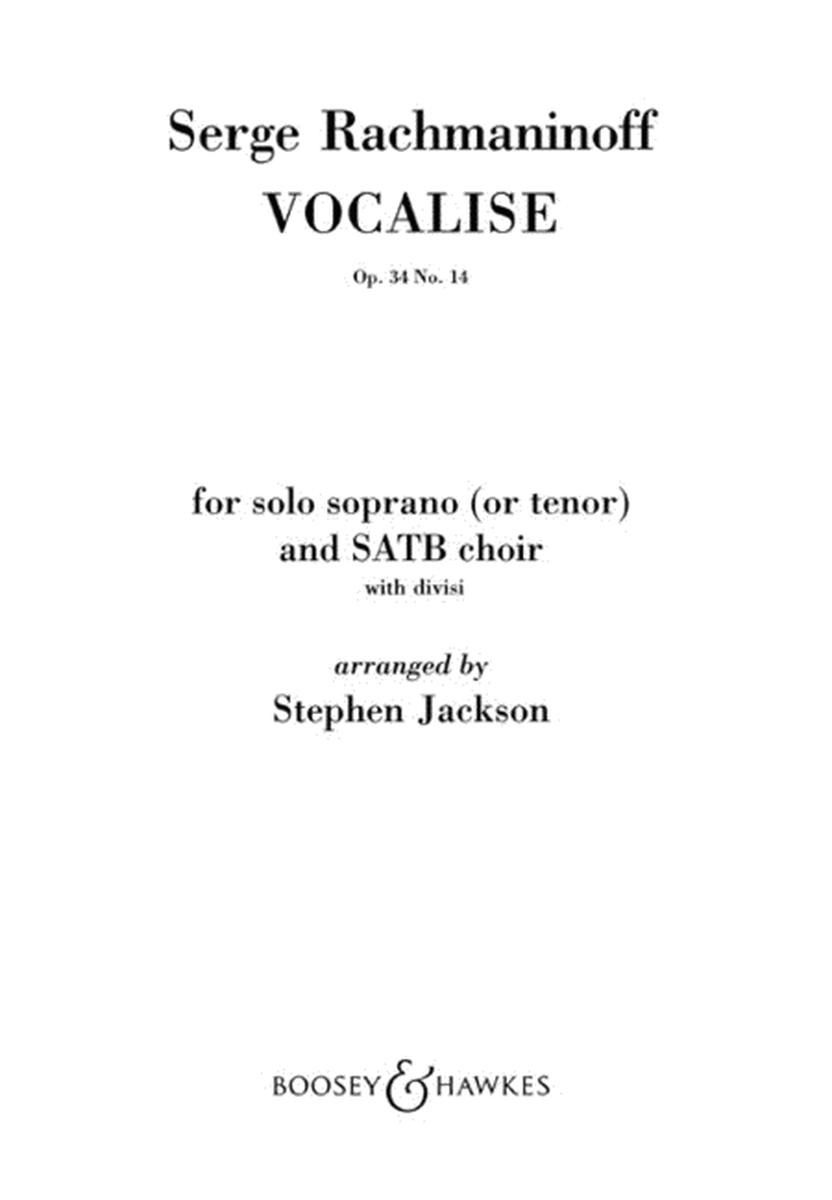 Vocalise Op. 34, No. 14