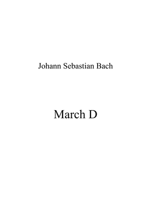 Book cover for Johann Sebastian Bach - March D