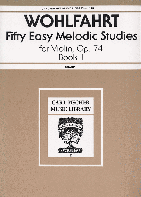 Fifty Easy Melodic Studies, Op. 74-Bk. II