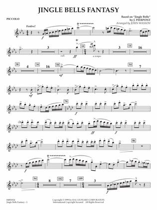 Jingle Bells Fantasy (arr. John Wasson) - Piccolo