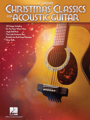 Book cover for Christmas Classics for Acoustic Guitar – 2nd Edition