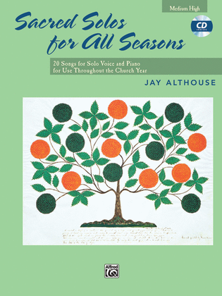 Book cover for Sacred Solos for All Seasons