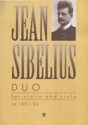 Book cover for Duo for Violin and Viola (1891-92)