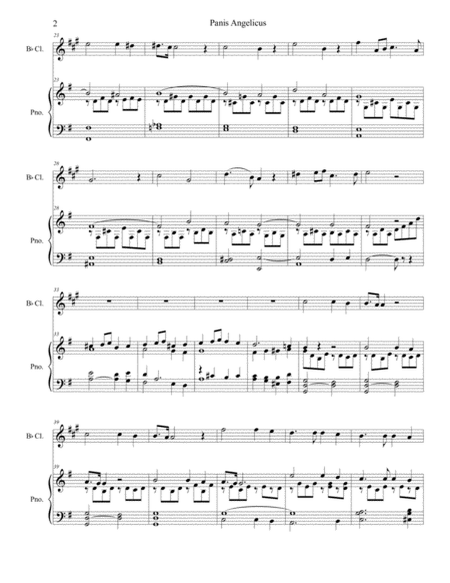 Panis Angelicus (for Bb-Clarinet solo - Piano accompaniment) image number null