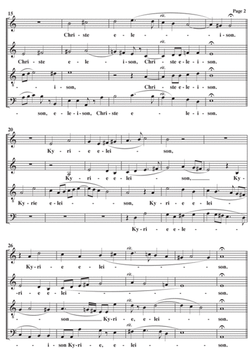 Missa O Magnum Mysterium (Victoria) A Cappella SATB image number null