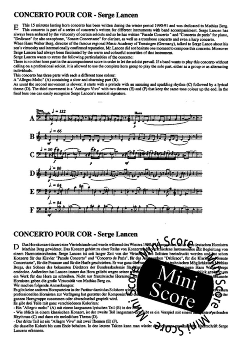 Concerto for Horn and Band image number null