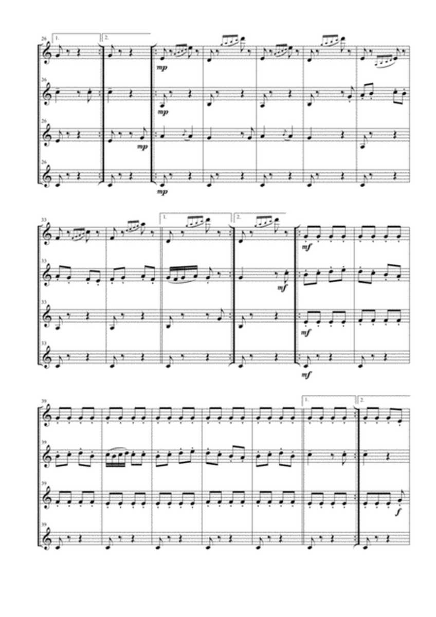 Farandole from "L'Arlesienne Suite No. 2" for Clarinet Quartet image number null