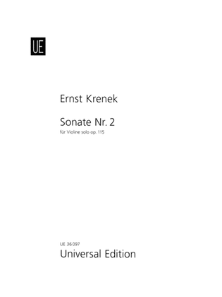 Book cover for Sonate No. 2