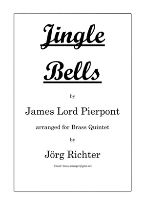 Book cover for Jingle Bells for Brass Quintet
